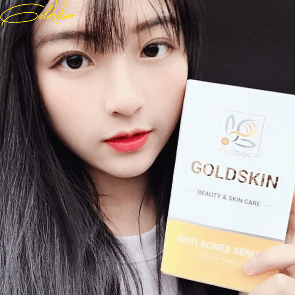 Serum goldskin vàng trị mụn được cho các vùng da khác