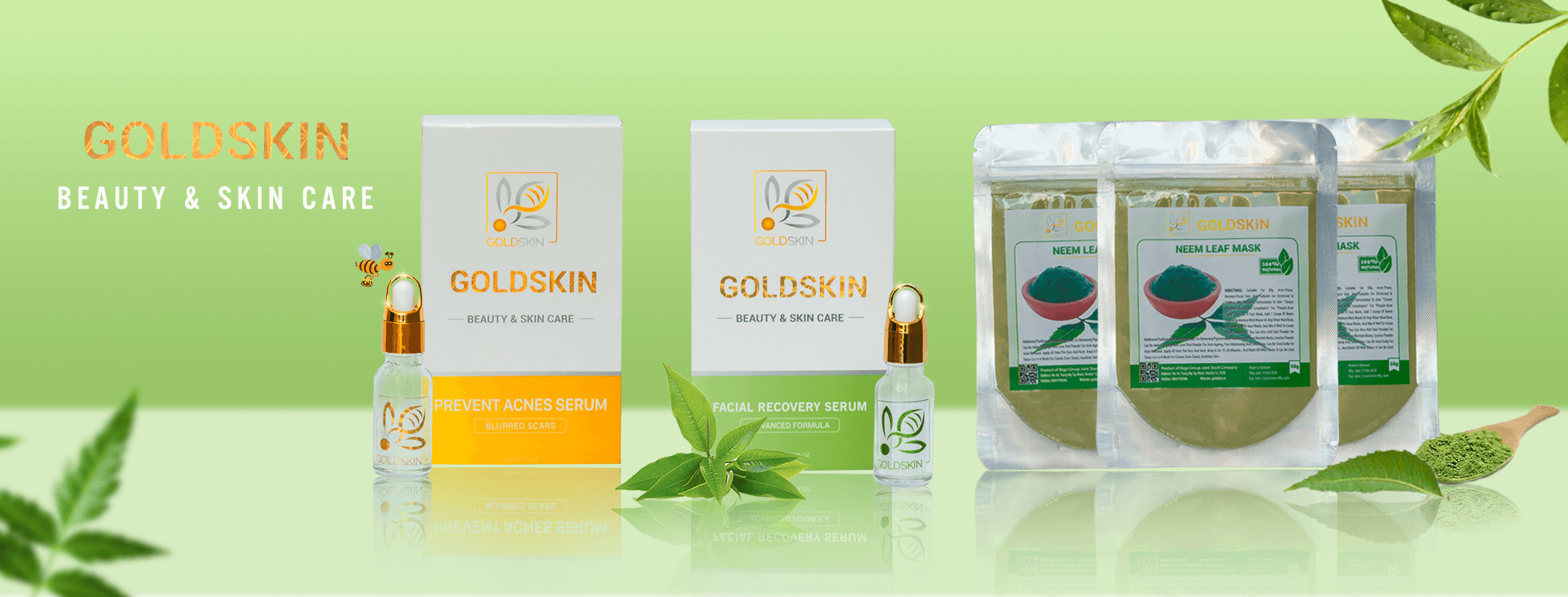 Goldskin xuất hiện trên thị trường với mức giá khá rẻ nhưng được chiết xuất hoàn toàn từ thiên nhiên