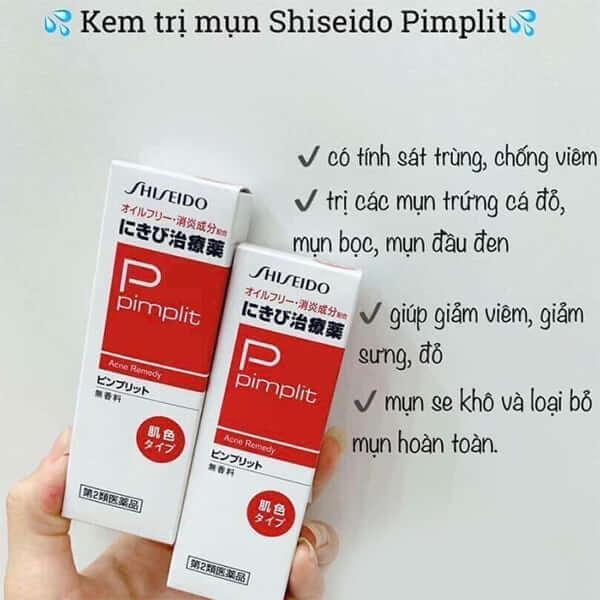 Kem trị mụn shiseido pimplit có công dụng gì?