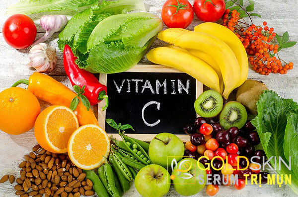 vitamin c là một dưỡng chất tuyệt với để điềutrị mụn