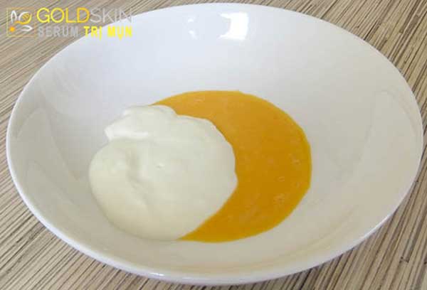 Dưỡng trắng da, trị mụn bằng trứng gà và sữa chua