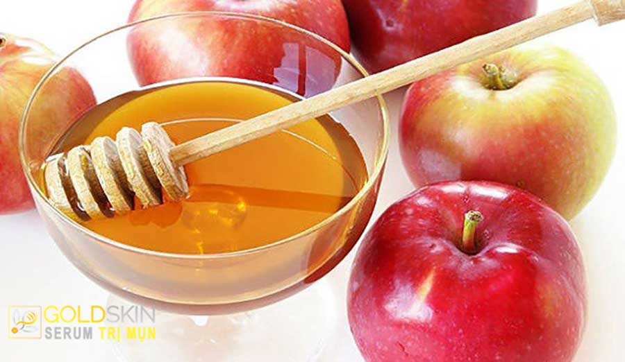 Công thức mật ong kết hợp với táo